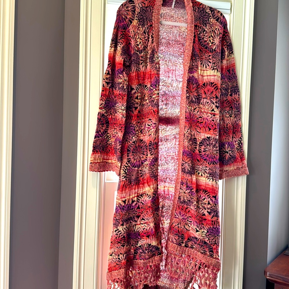 free People nwot long open front
